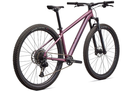 2026 Specialized Rockhopper Expert Unisex Mountain Bike, Satin Quartz Metallic / Mauve Metallic image 2