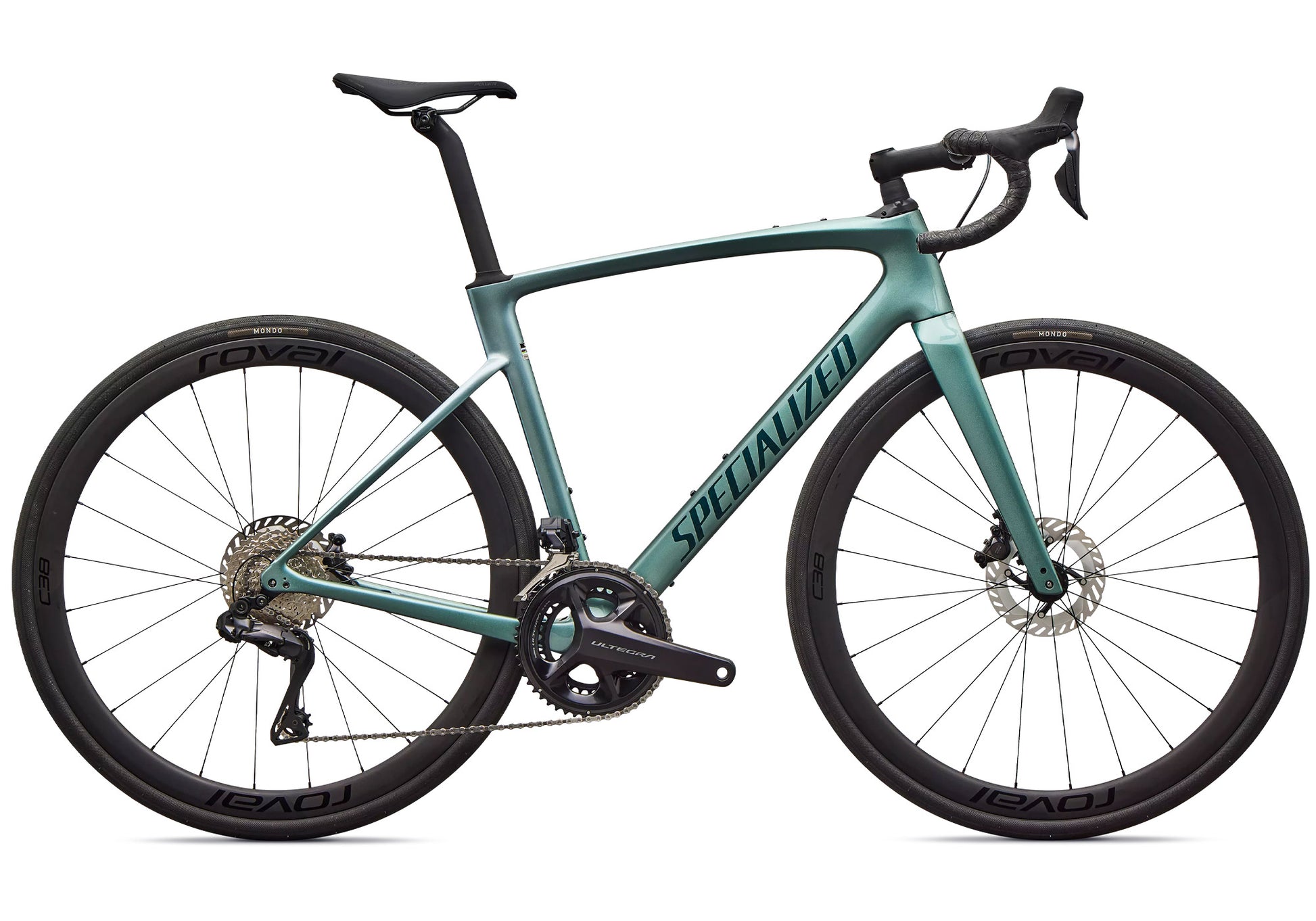 2026 Specialized Roubaix Expert Unisex Road Bike, Gloss Fjord Metallic image 3