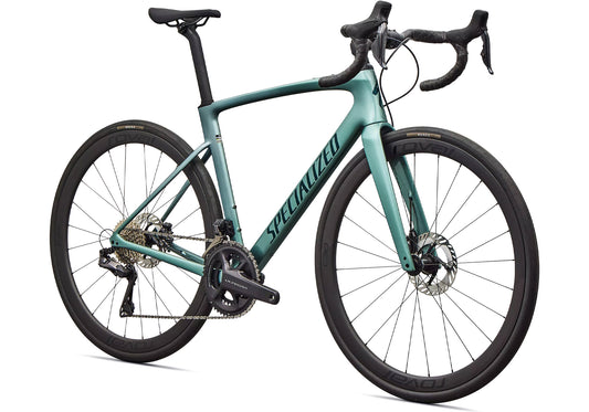 2026 Specialized Roubaix Expert Unisex Road Bike, Gloss Fjord Metallic image 1