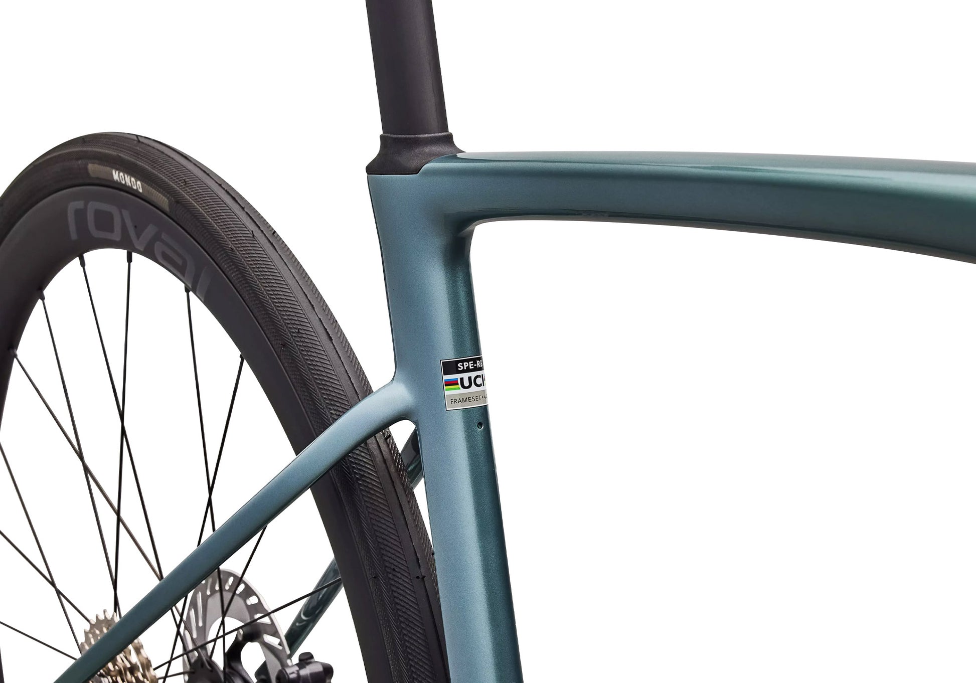 2026 Specialized Roubaix Expert Unisex Road Bike, Gloss Fjord Metallic image 4