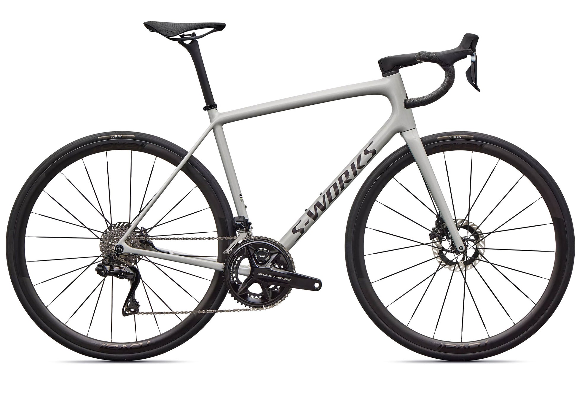 2026 Specialized S-Works Aethos 2 Dura-Ace Di2 Unisex Road Bike, Gloss Dolomite Metallic image 2