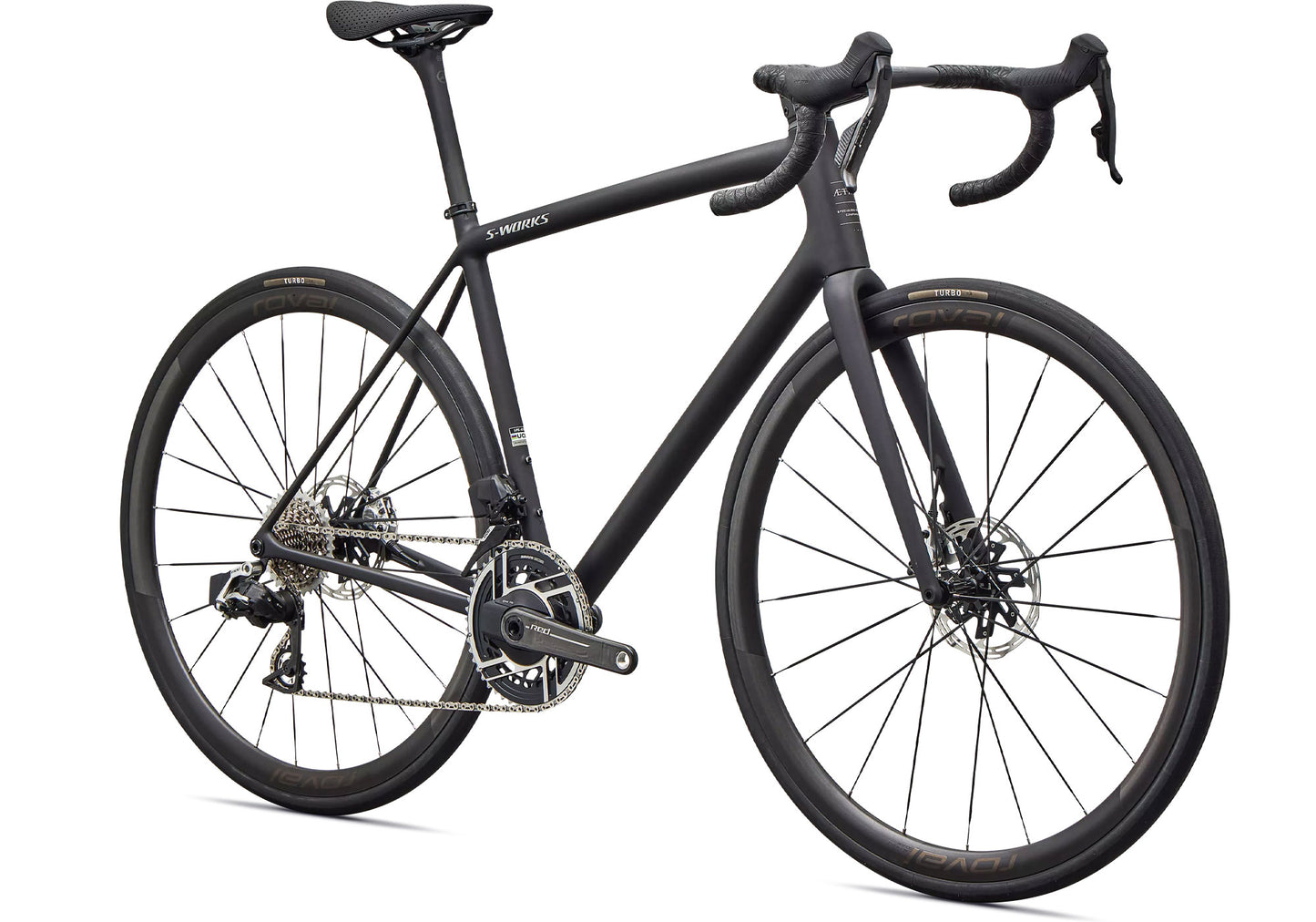 2026 Specialized S-Works Aethos 2 SRAM RED AXS Unisex Road Bike, Satin Carbon image 1