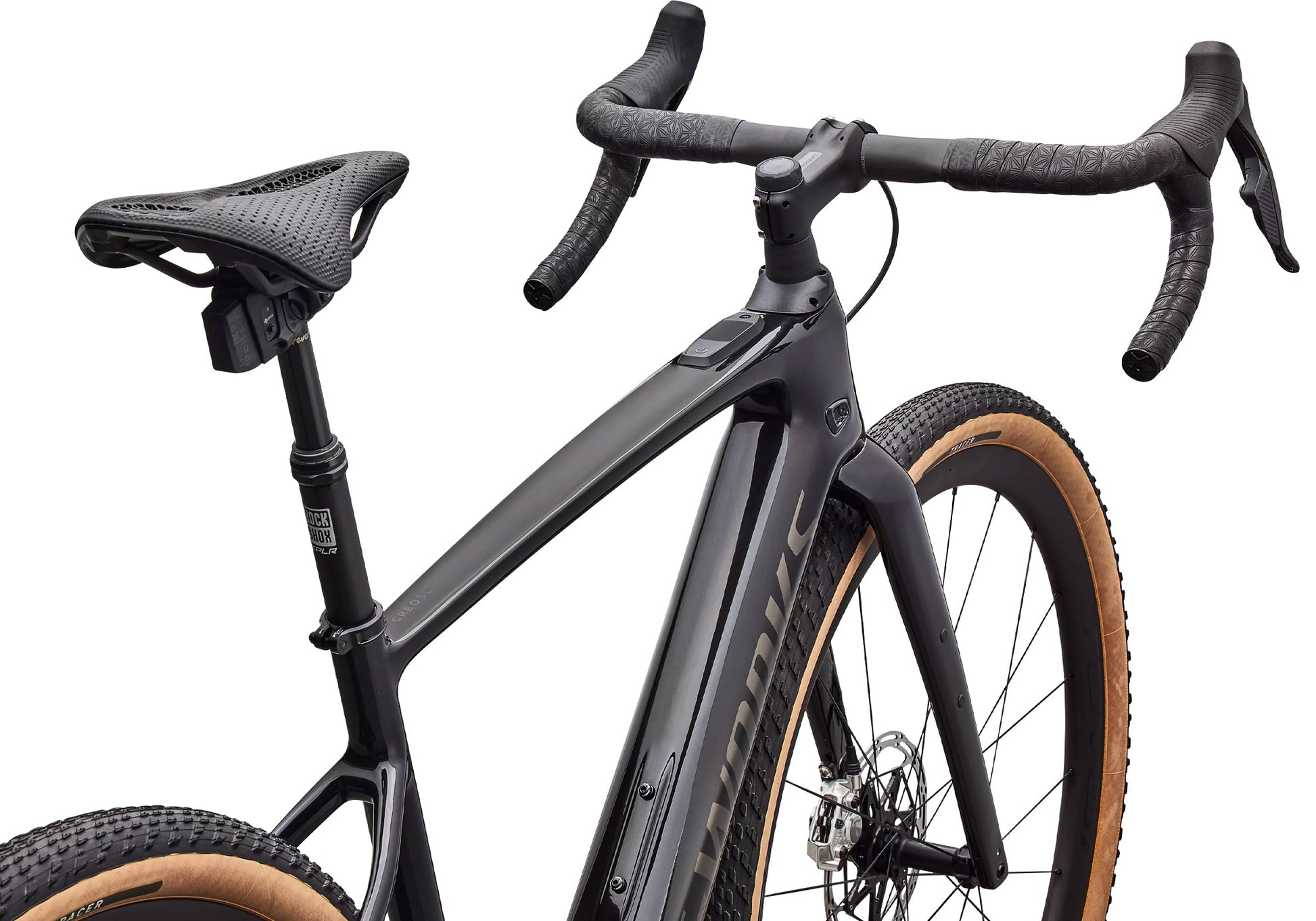 2026 Specialized Creo S-Works Unisex Electric Road Bike, Gloss Carbon/Chrome image 6