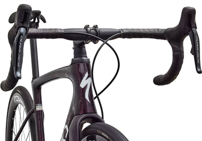 2026 Specialized S-Works Roubaix SL8 Unisex Road Bike, Gloss Carbon / Multi-Colour-Directional Brush image 4