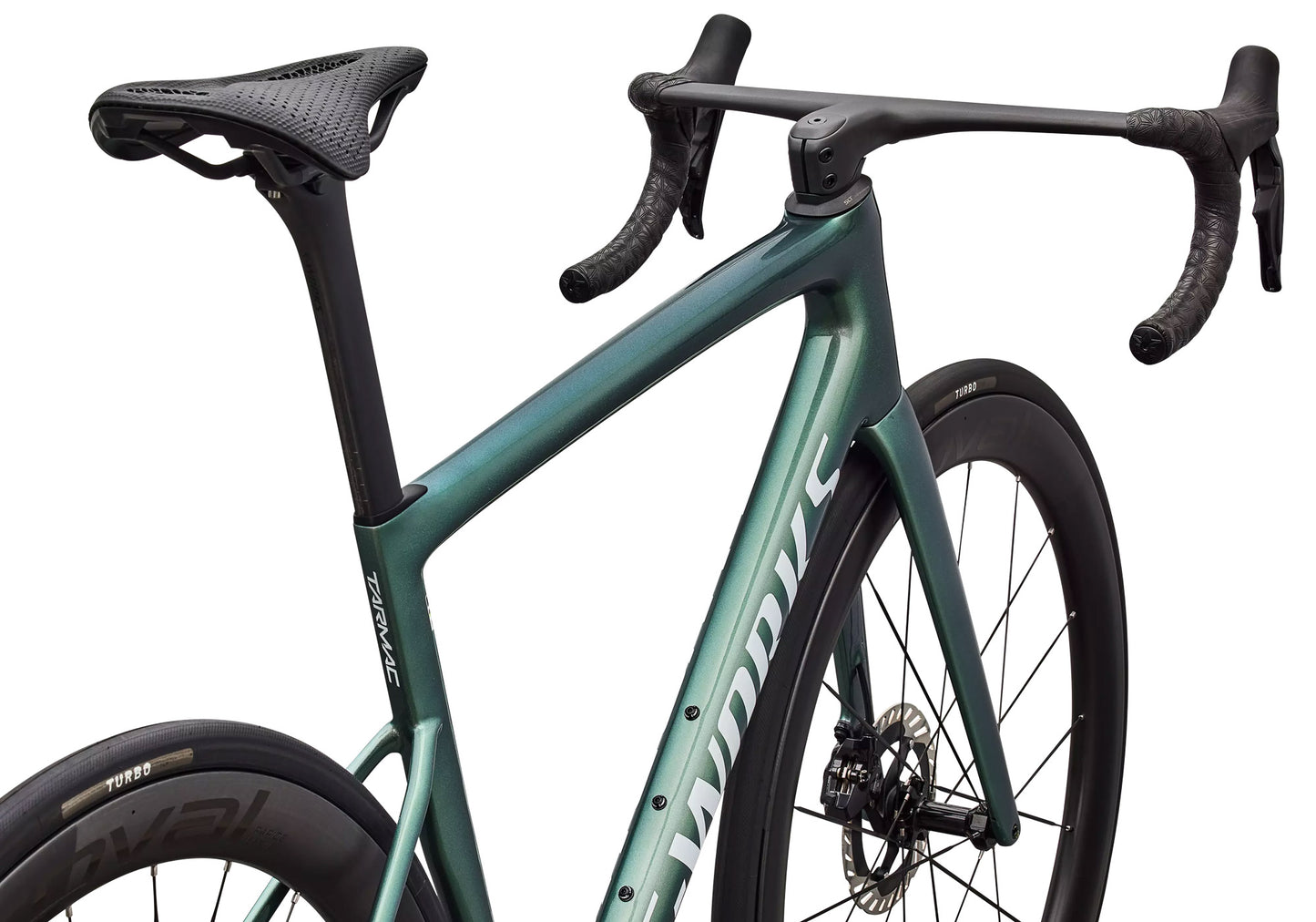 2026 Specialized S-Works Tarmac SL8 Dura-Ace Di2 Unisex Road Bike, Gloss Premium Fjord Metallic image 6