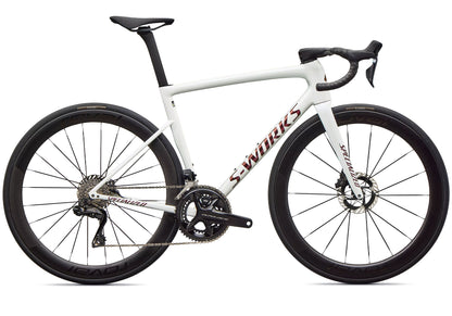 2026 Specialized S-Works Tarmac SL8 Dura-Ace Di2 Unisex Road Bike, Gloss Metallic White Silver image 3