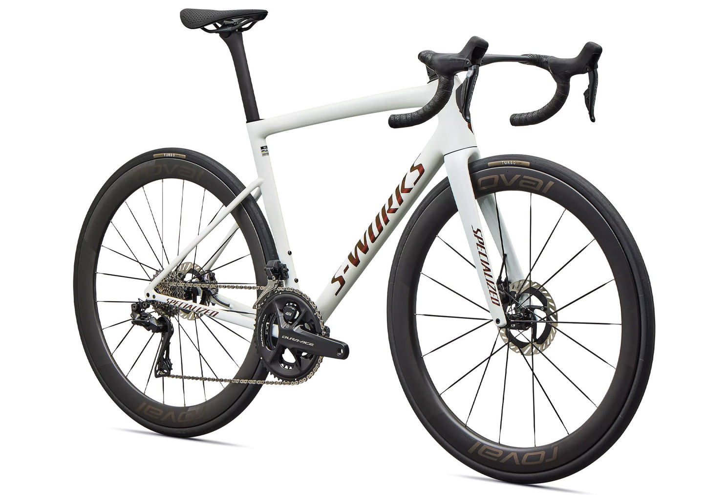 2026 Specialized S-Works Tarmac SL8 Dura-Ace Di2 Unisex Road Bike, Gloss Metallic White Silver image 1