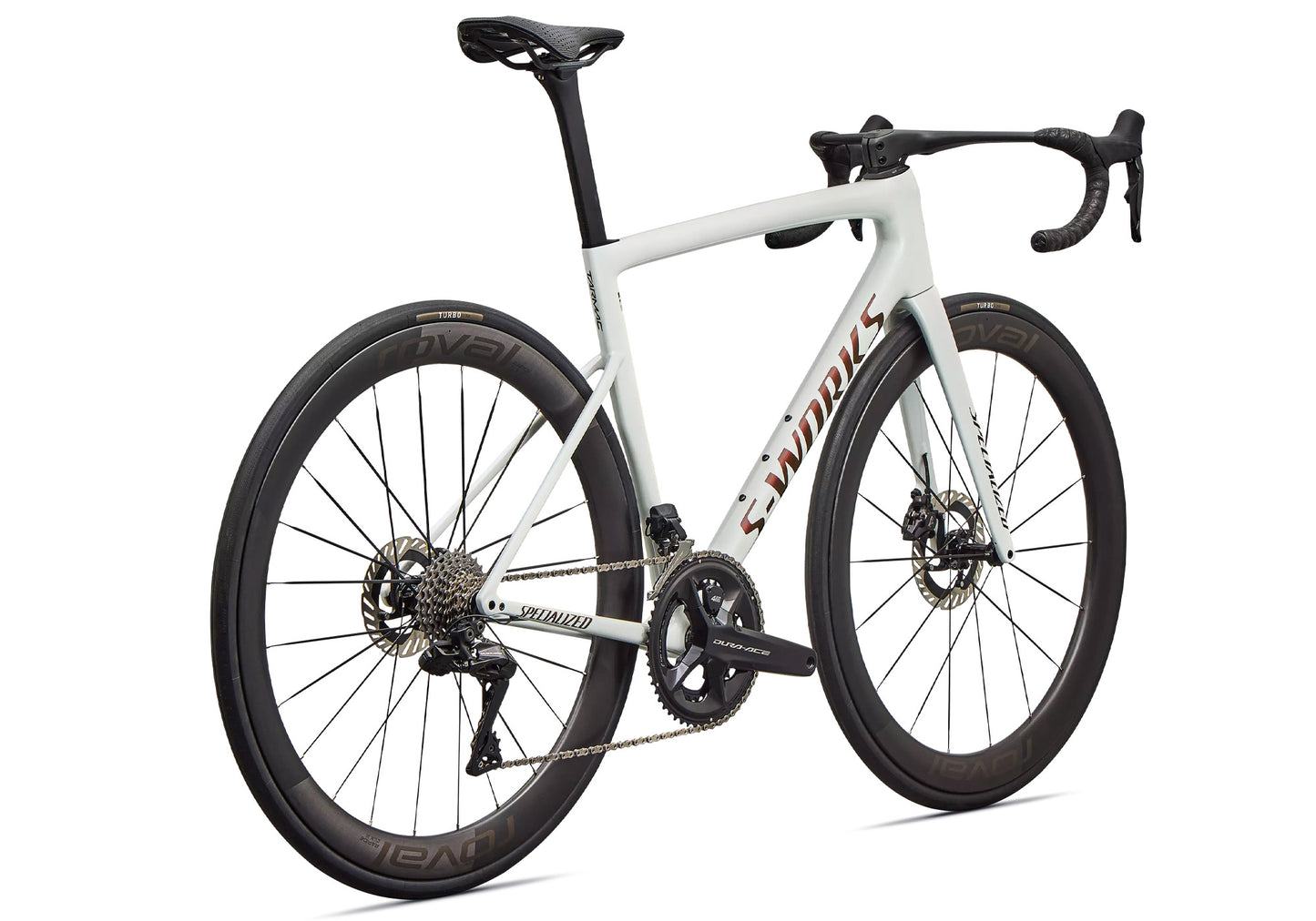 2026 Specialized S-Works Tarmac SL8 Dura-Ace Di2 Unisex Road Bike, Gloss Metallic White Silver image 2