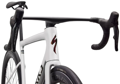 2026 Specialized S-Works Tarmac SL8 Dura-Ace Di2 Unisex Road Bike, Gloss Metallic White Silver image 5