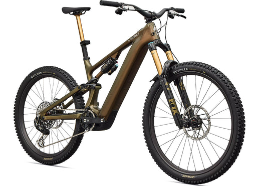 2026 Specialized S-Works Turbo Levo 4 Unisex Electric Mountain Bike, Gloss Laurel Green image 1