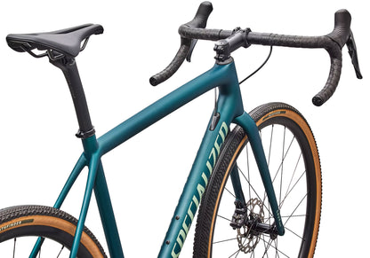 2026 Specialized Crux Comp Unisex Gravel/Adventure Bike, Emerald Metallic/Pistachio image 4