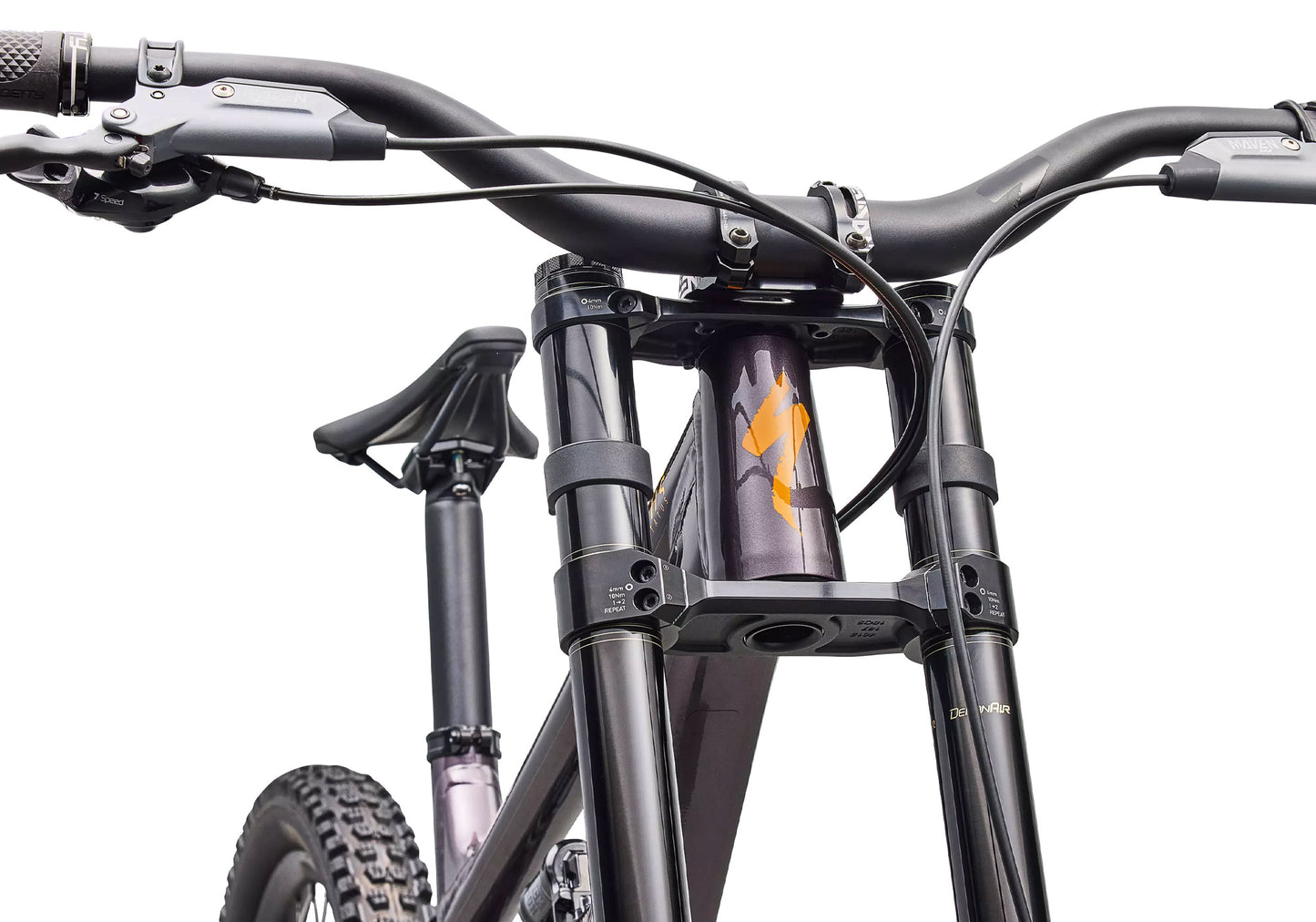 2026 Specialized Status 2 170 DH Unisex Mountain Bike, Gloss Nebula Metallic image 5