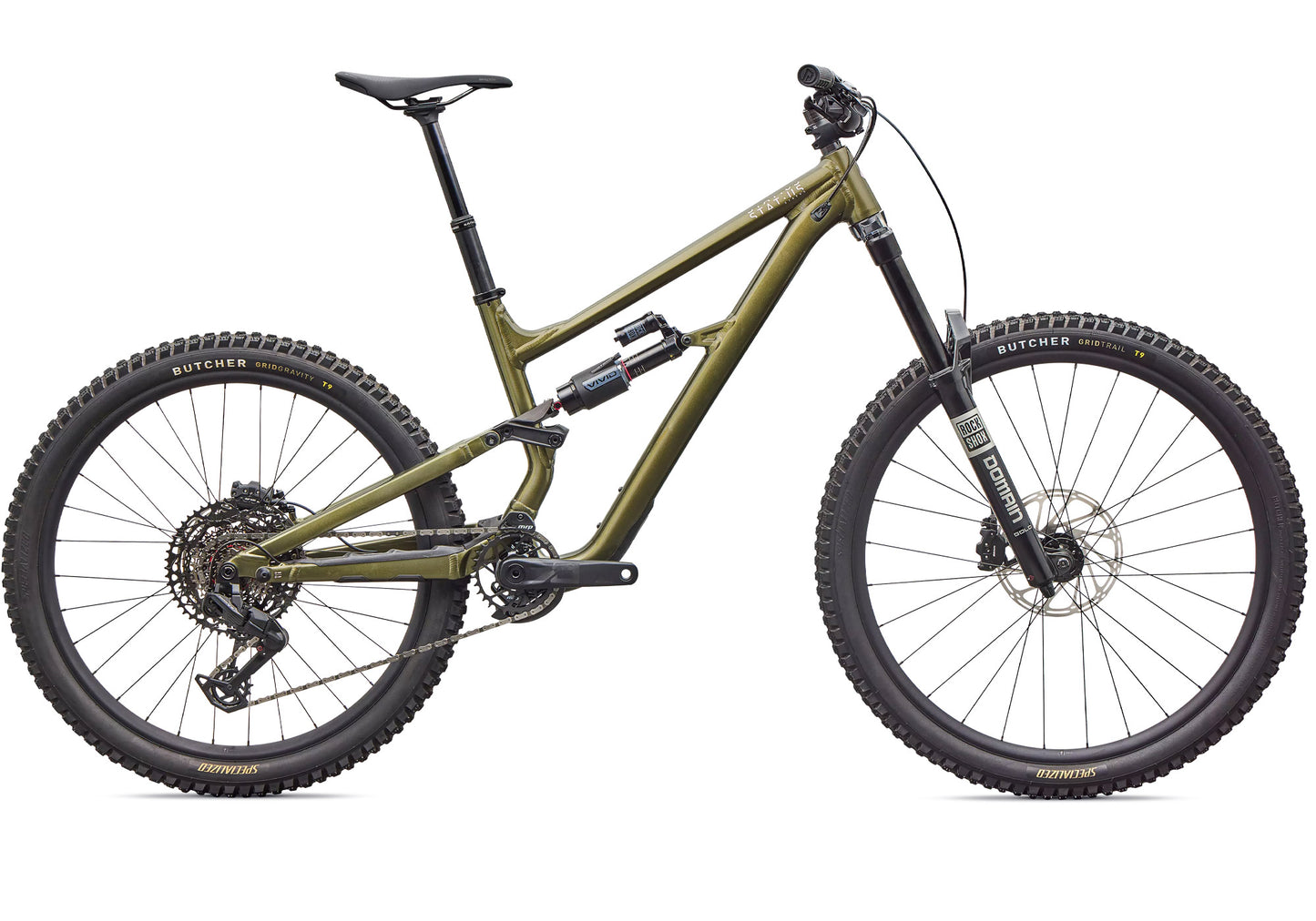 2026 Specialized Status 2 170 Zero, Gloss Laurel Green Metallic image 2