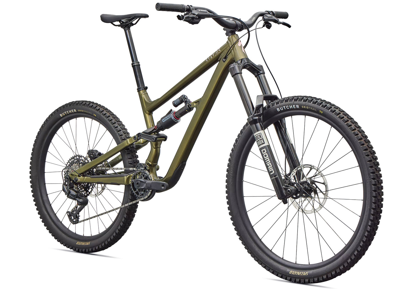 2026 Specialized Status 2 170 Zero, Gloss Laurel Green Metallic image 1