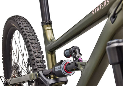 2026 Specialized Status 2 170 Unisex Mountain Bike, Gloss Laurel Green Metallic / Desert Rose image 4