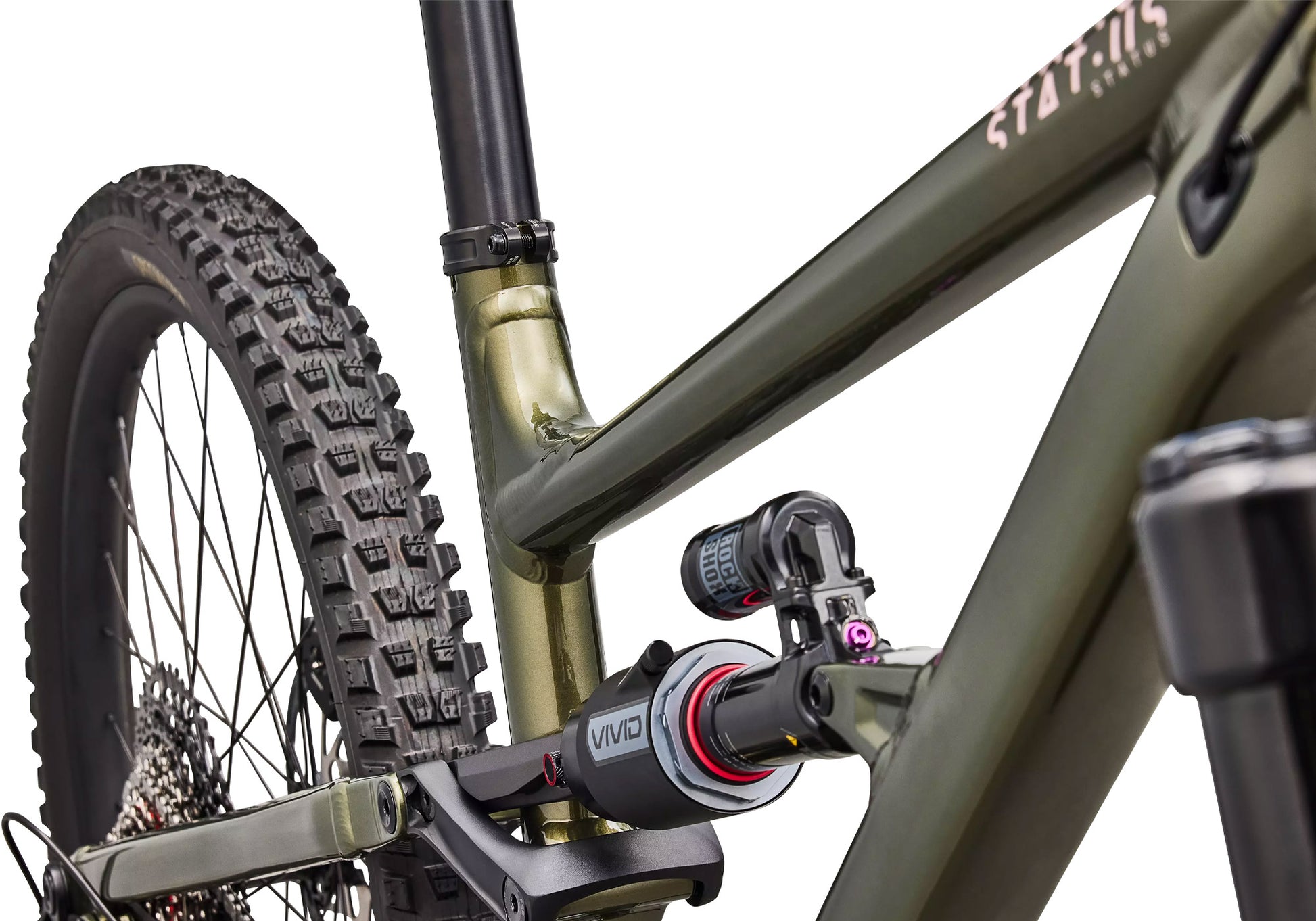 2026 Specialized Status 2 170 Zero, Gloss Laurel Green Metallic image 4