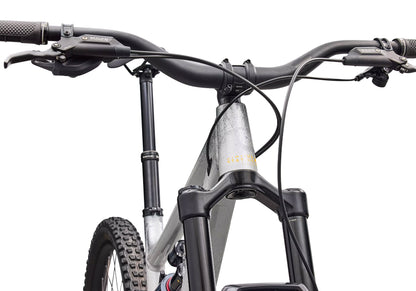 2026 Specialized Status 2 170 Unisex Mountain Bike, Gloss Shadow Silver image 4