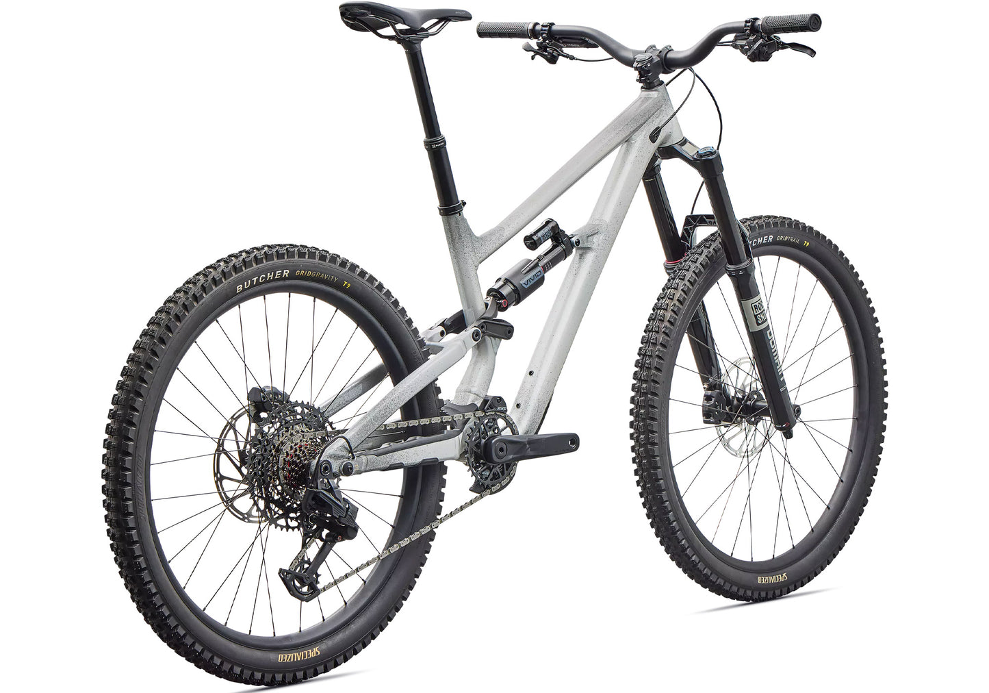 2026 Specialized Status 2 170 Zero Unisex Mountain Bike, Gloss Shadow Silver image 2