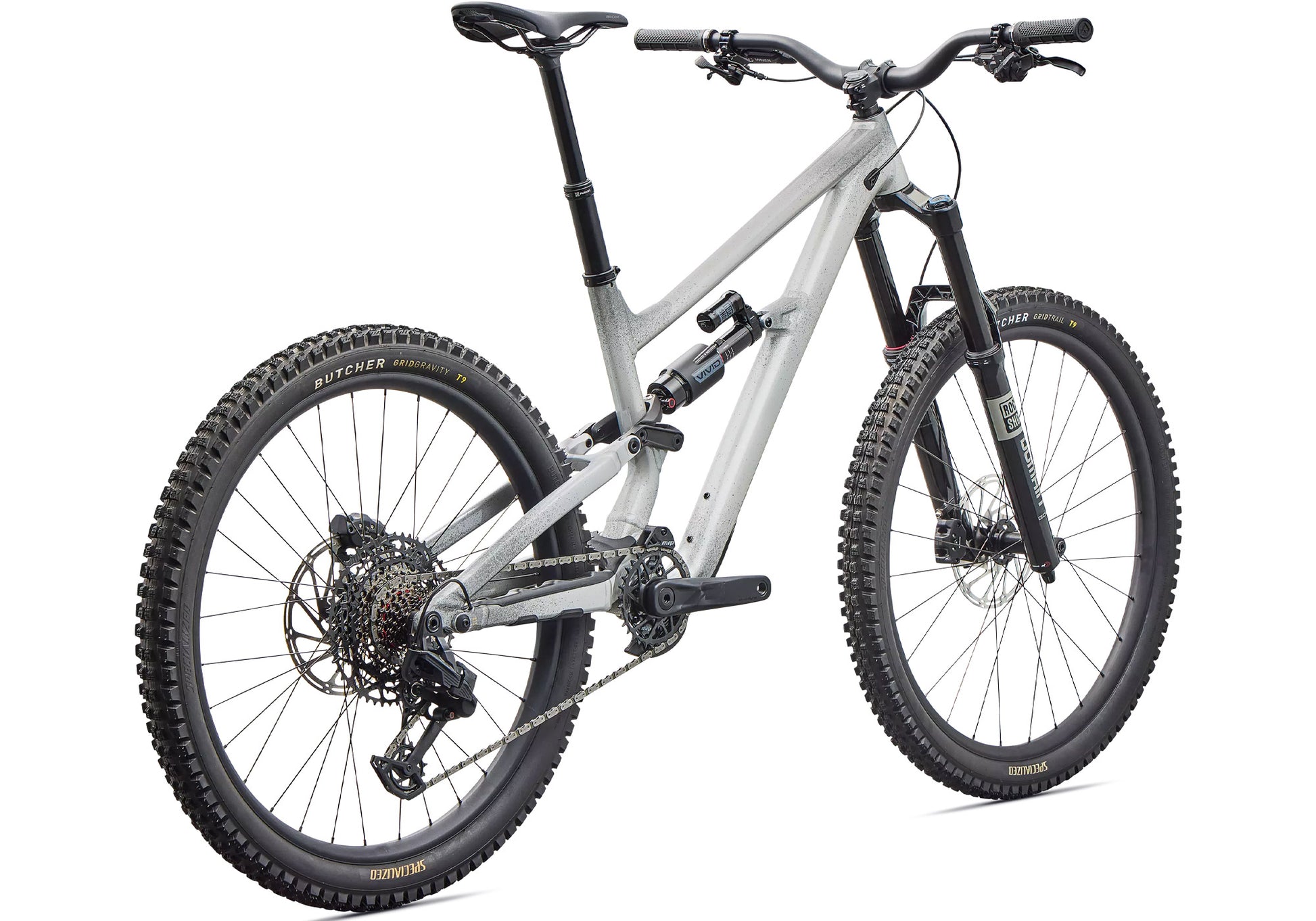 2026 Specialized Status 2 170 Zero Unisex Mountain Bike, Gloss Shadow Silver image 2