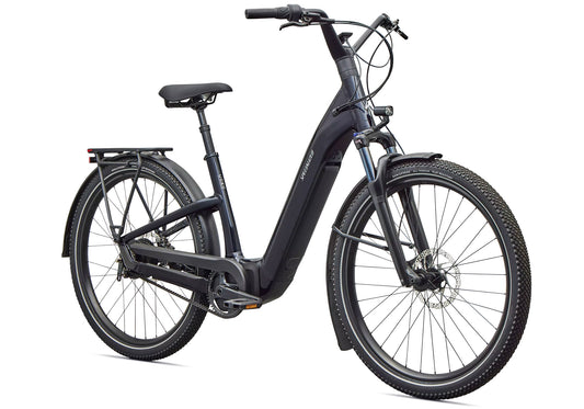 2026 Specialized Turbo Como 4.0 IGH Unisex Electric Urban Bike, Gloss Metallic Dark Navy / Satin Silver Reflective image 1