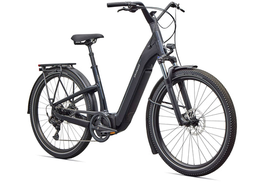 2026 Specialized Turbo Como 4.0, Unisex Electric Urban Bike, Gloss Metallic Dark Navy / Satin Silver Reflective image 1