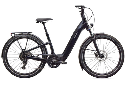 2026 Specialized Turbo Como 4.0, Unisex Electric Urban Bike, Gloss Metallic Dark Navy / Satin Silver Reflective image 2