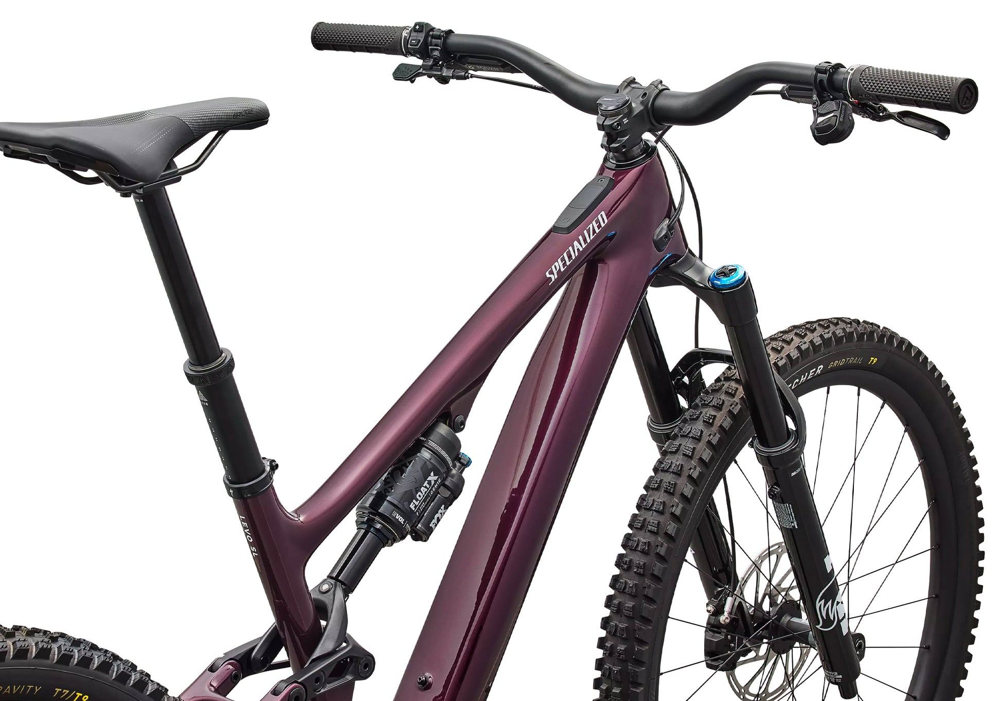 2026 Specialized Turbo Levo SL 2 Expert Unisex Electric Mountain Bike, Bordeaux / White image 6