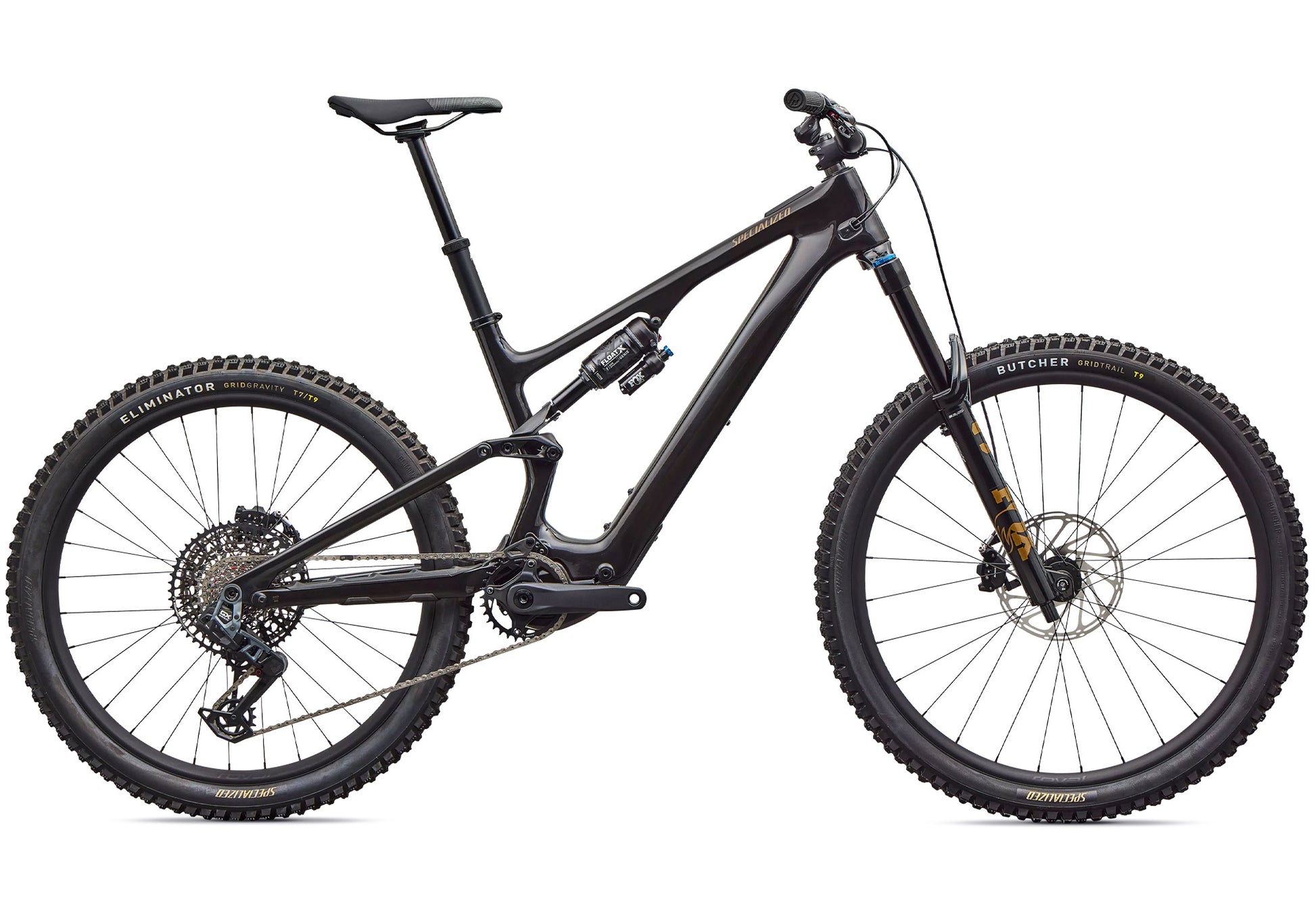 2026 Specialized Turbo Levo SL 2 Expert Unisex Electric Mountain Bike, Carbon / Burnt Gold image 2
