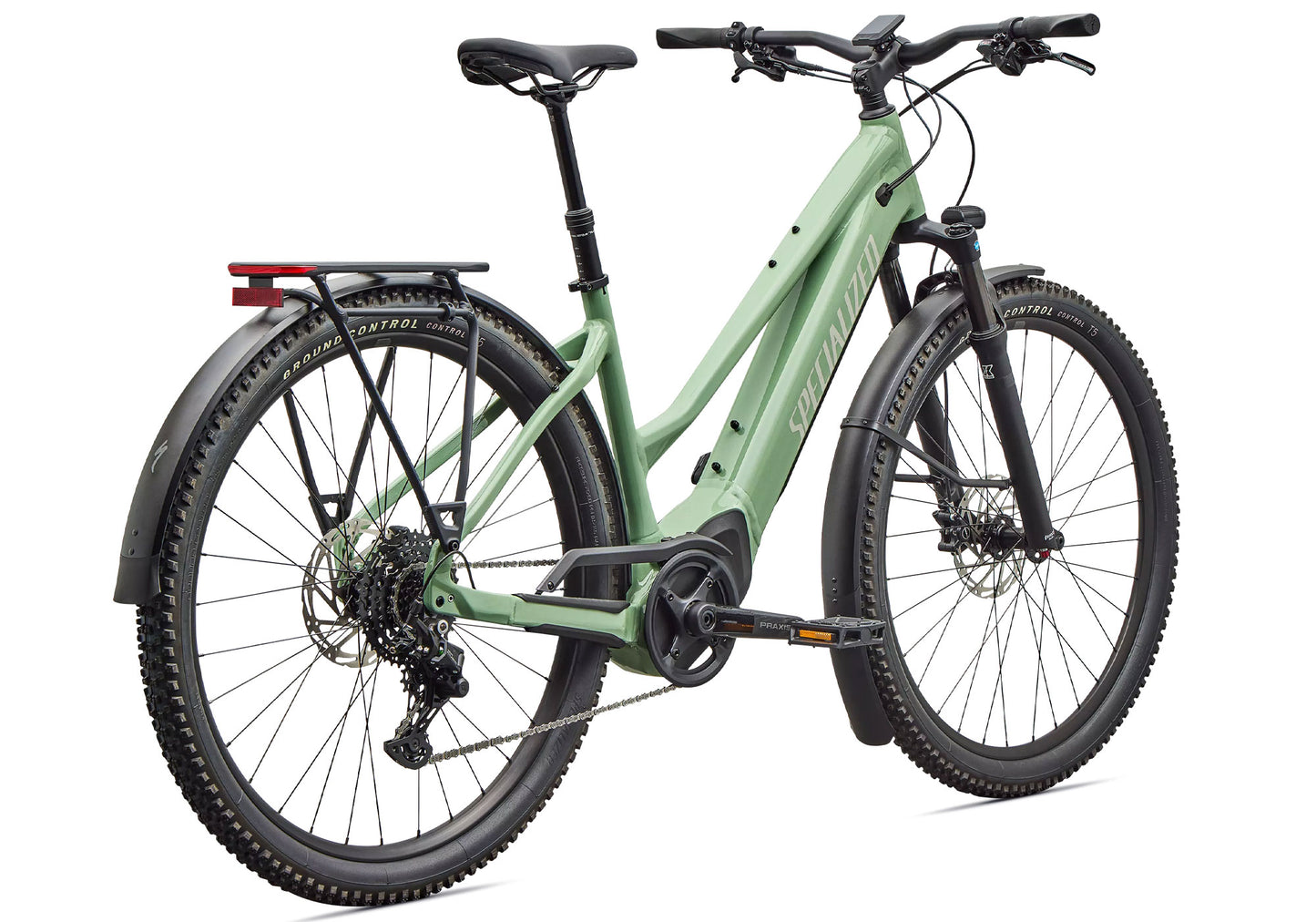 2026 Specialized Turbo Tero 4.0 Step-Through EQ Unisex Urban Bike, Gloss Pistachio image 2