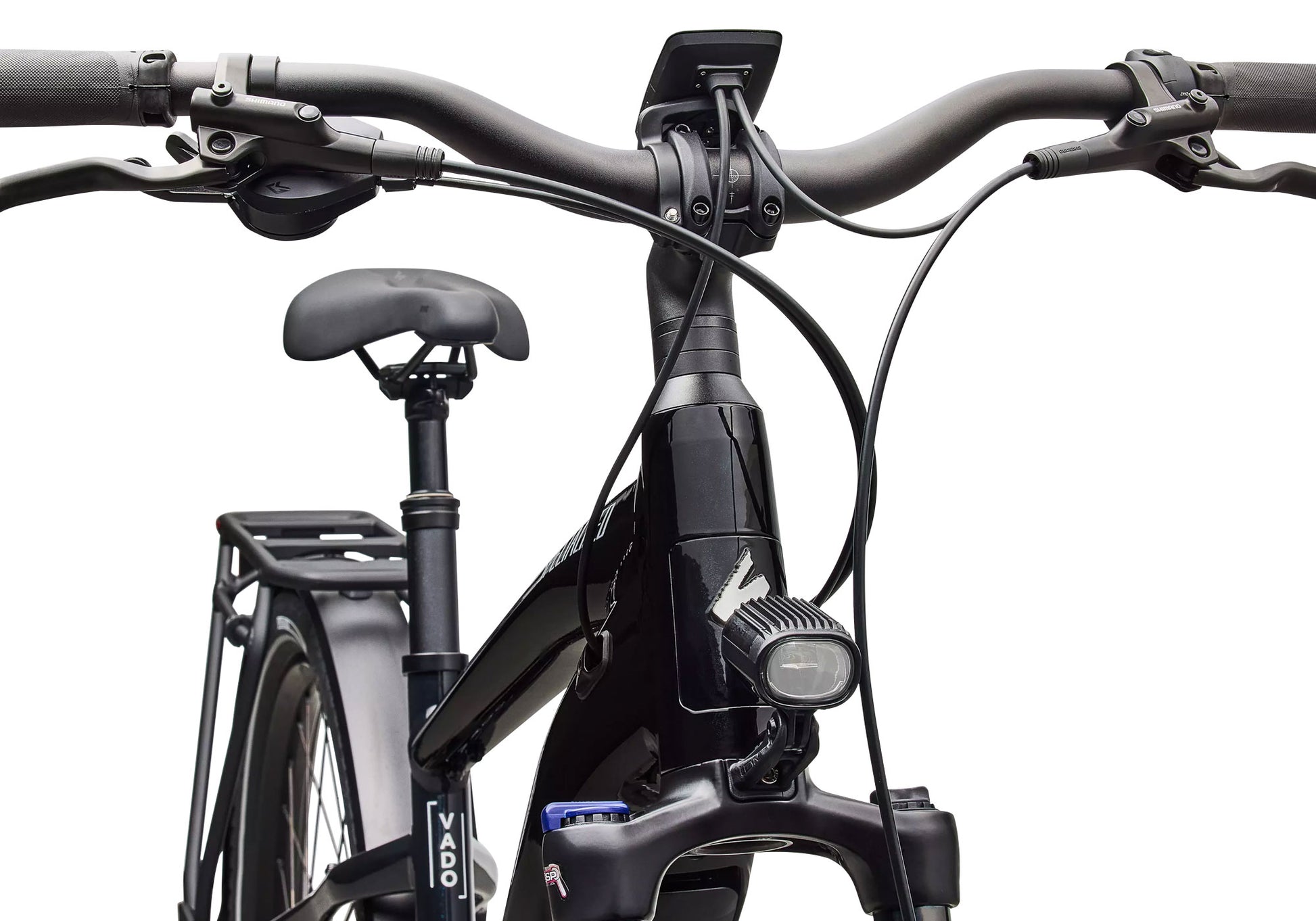 2026 Specialized Turbo Vado 4.0 Unisex Electric Urban Bike, Gloss Cast Black image 5