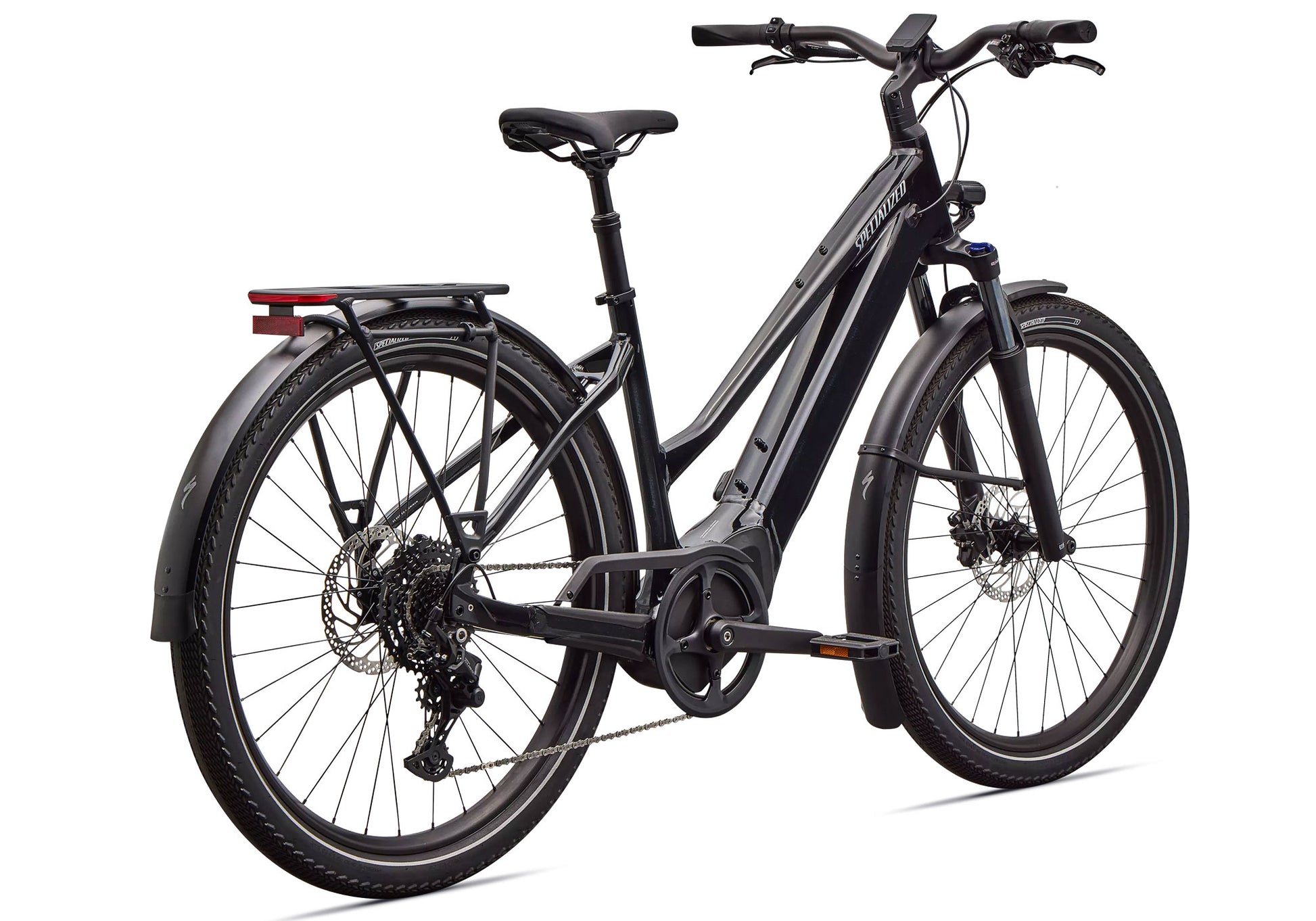 2026 Specialized Turbo Vado 4.0 Step-Through Unisex Electric Urban Bike, Gloss Cast Black image 2