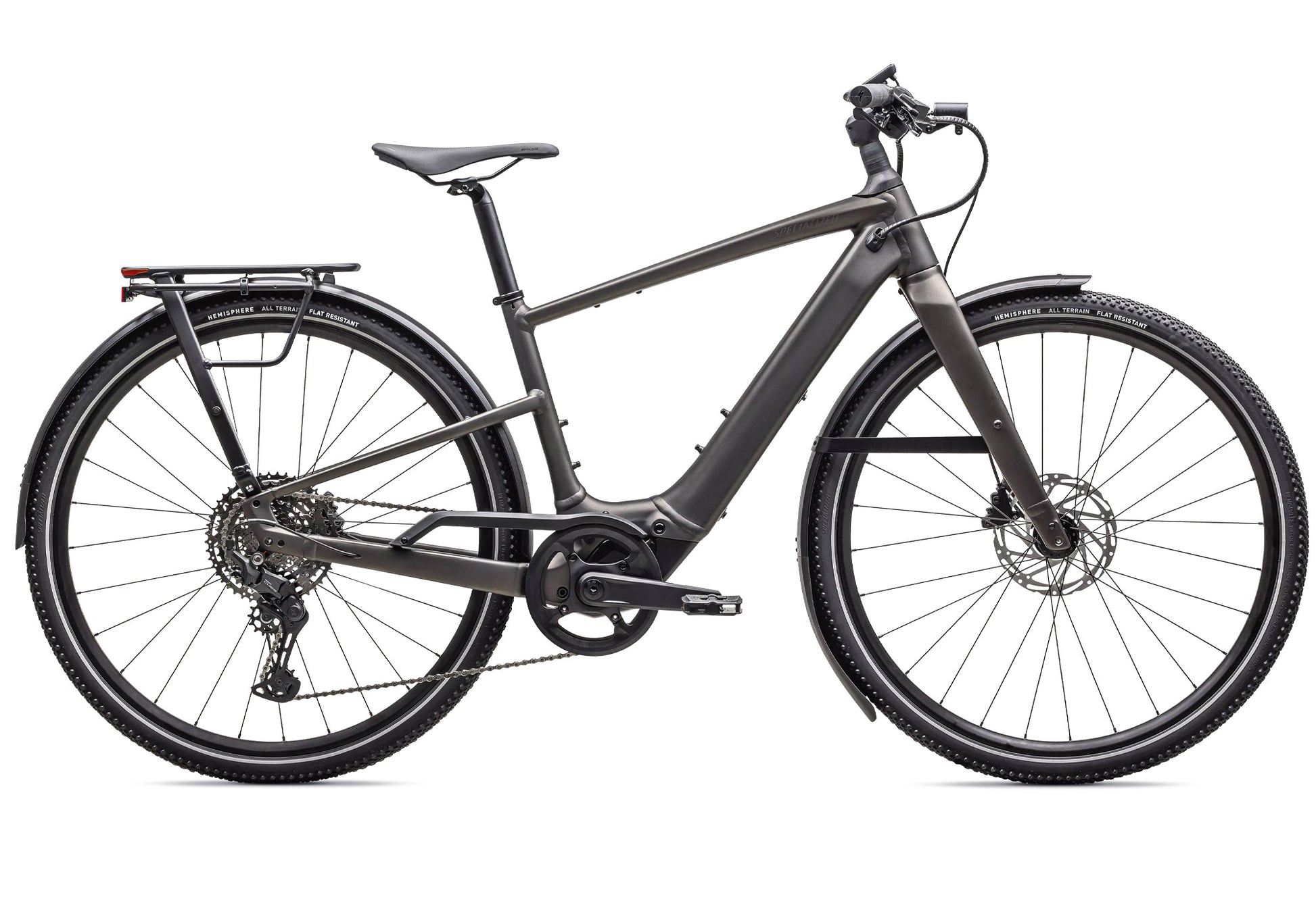 2026 Specialized Turbo Vado SL 2 4.0, Unisex Electric Urban Bike - Satin Gunmetal / Smoke Frost image 3