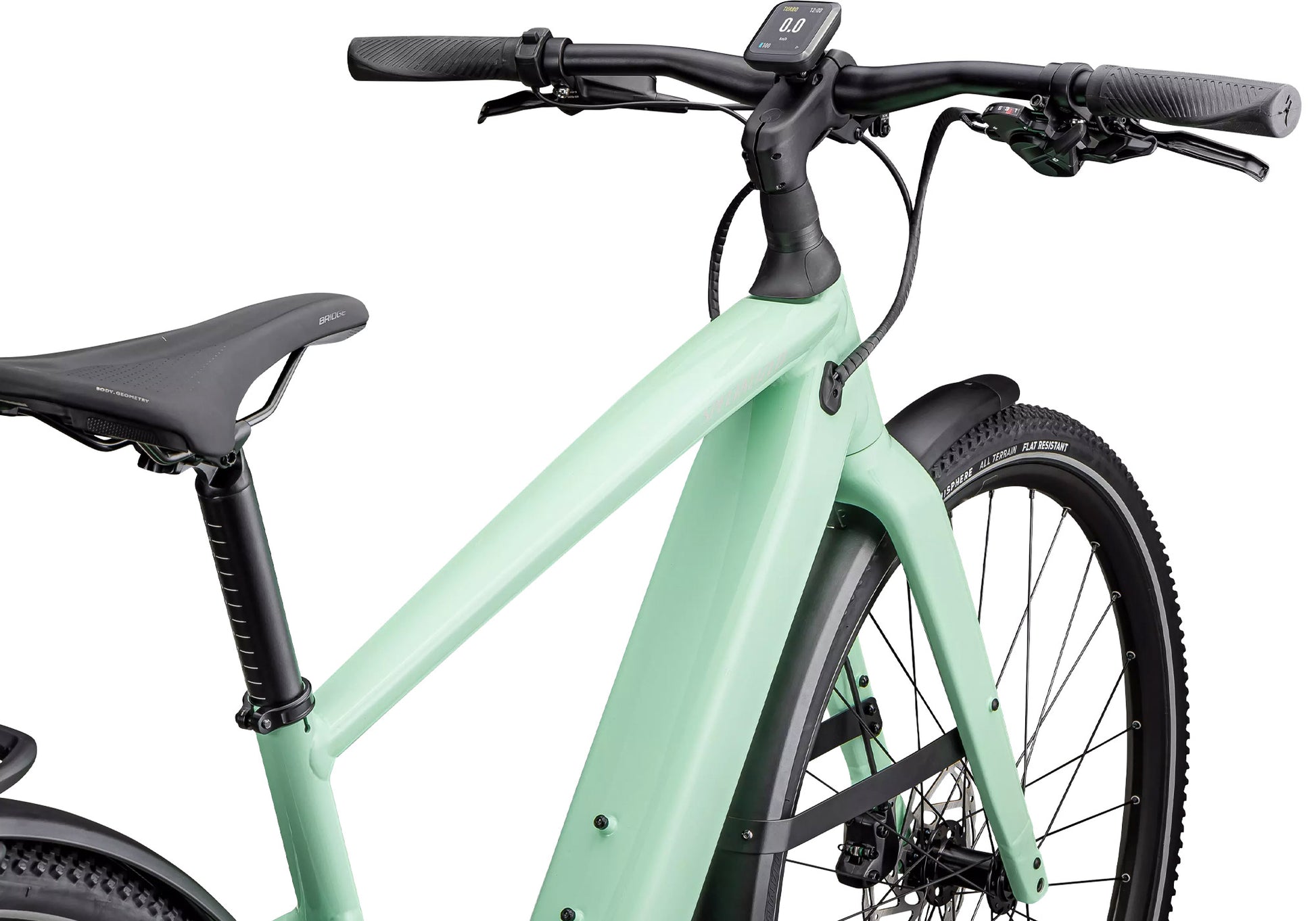 2026 Specialized Turbo Vado SL 2 4.0, Unisex Electric Urban Bike, Gloss Oasis / Dune White Frost image 6