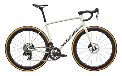 2027 Specialized Aethos 2 Pro SRAM Force AXS Unisex Road Bike, Birch/Stallion Metallic image 3