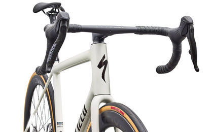 2027 Specialized Aethos 2 Pro SRAM Force AXS Unisex Road Bike, Birch/Stallion Metallic image 4