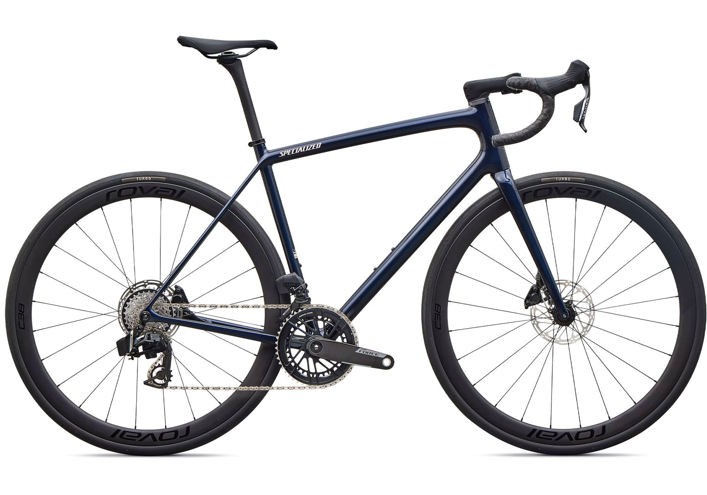 2027 Specialized Aethos 2 Expert SRAM Force AXS Unisex Road Endurance Bike, Deep Marine Metallic/Rose Shimmer image 2