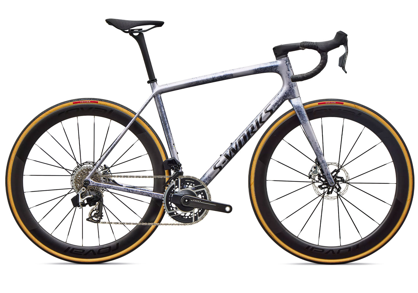 2027 Specialized S-Works Aethos SRAM Red AXS, Amethyst Frost/Obsidian Metallic image 2