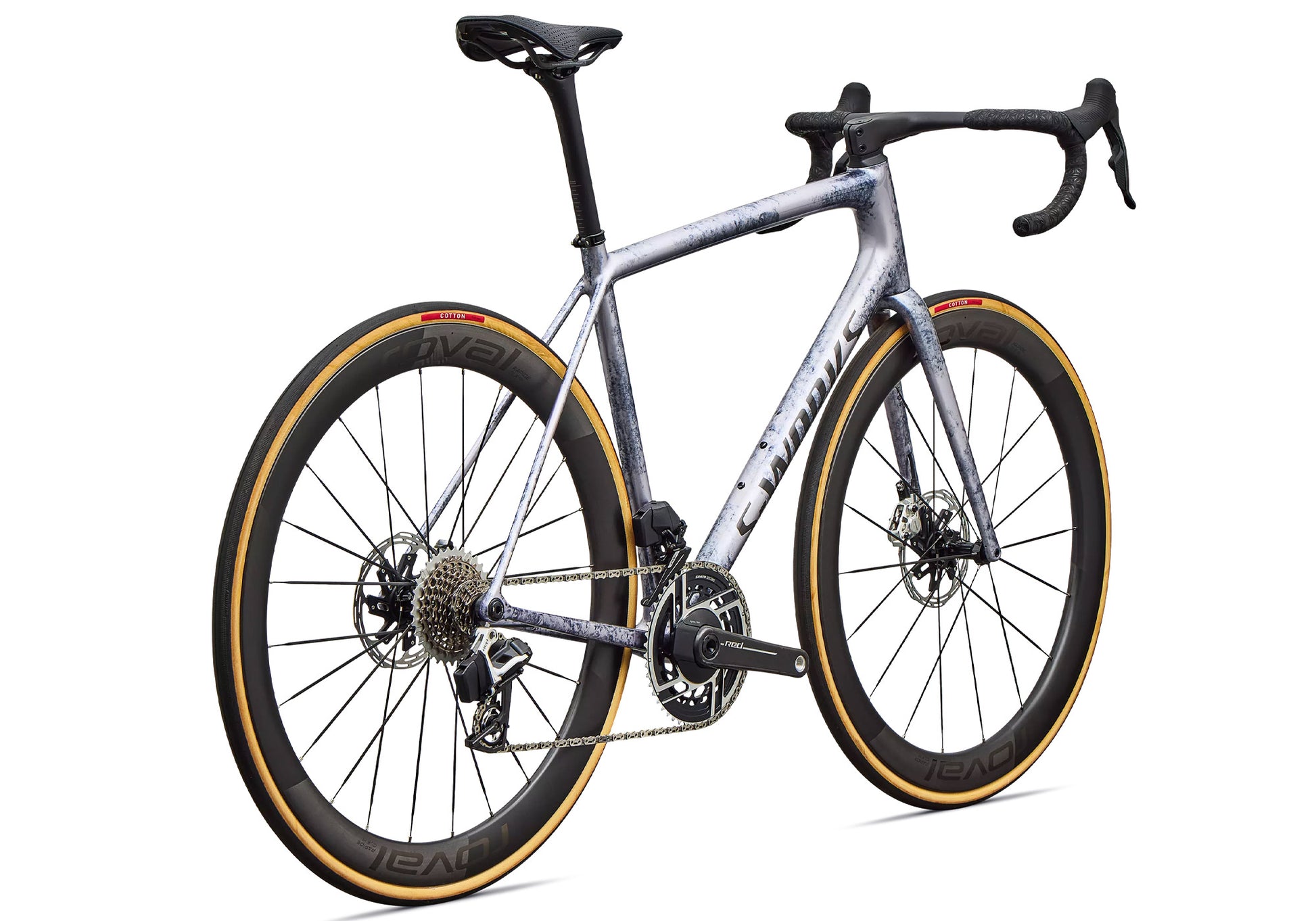 2027 Specialized S-Works Aethos SRAM Red AXS, Amethyst Frost/Obsidian Metallic image 3