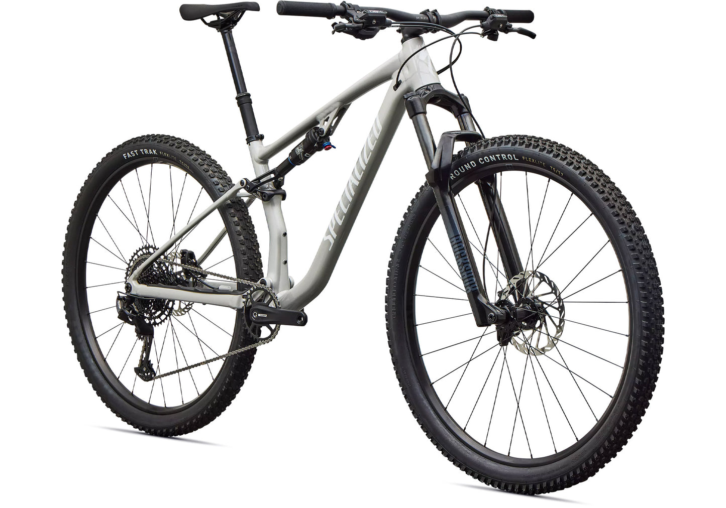 2027 Specialized Chisel Unisex Mountain Bike - Gloss Dolomite Metallic/White image 1