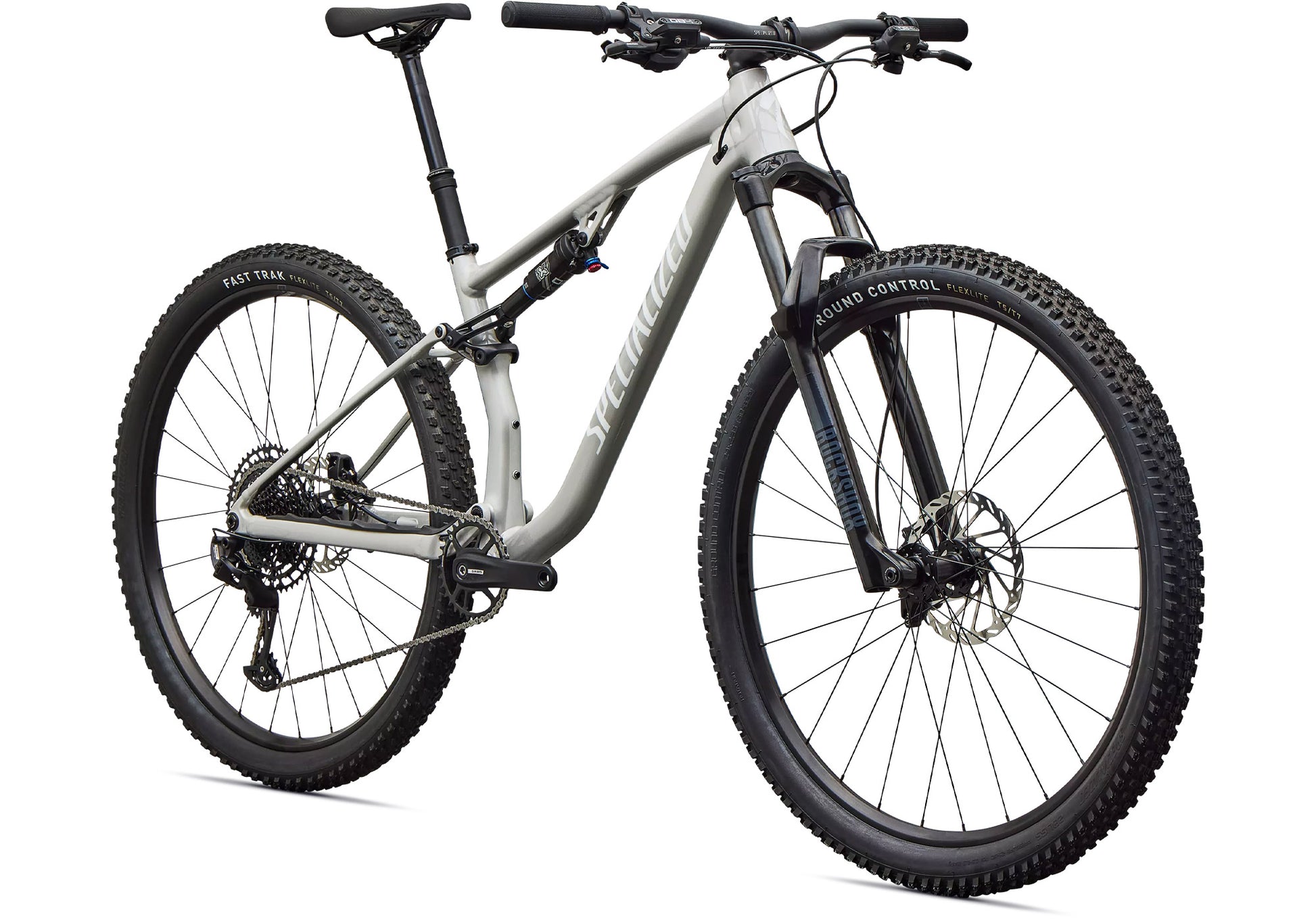 2027 Specialized Chisel Unisex Mountain Bike - Gloss Dolomite Metallic/White image 1