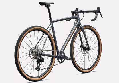 2027 Specialized Crux DSW Comp SRAM Apex XPLR Unisex Gravel Bike, Deep Marine Metallic/Burnt Gold Metallic image 3