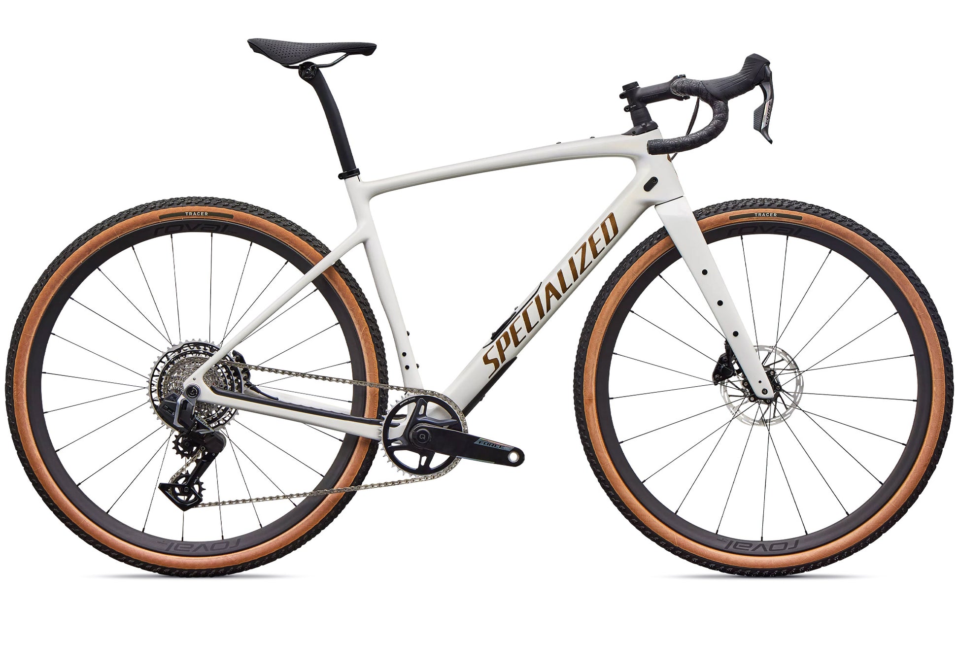 2027 Specialized Diverge 4 Pro SRAM Force XPLR Unisex Gravel/Adventure Bike - Dune White/Burnt Gold image 3
