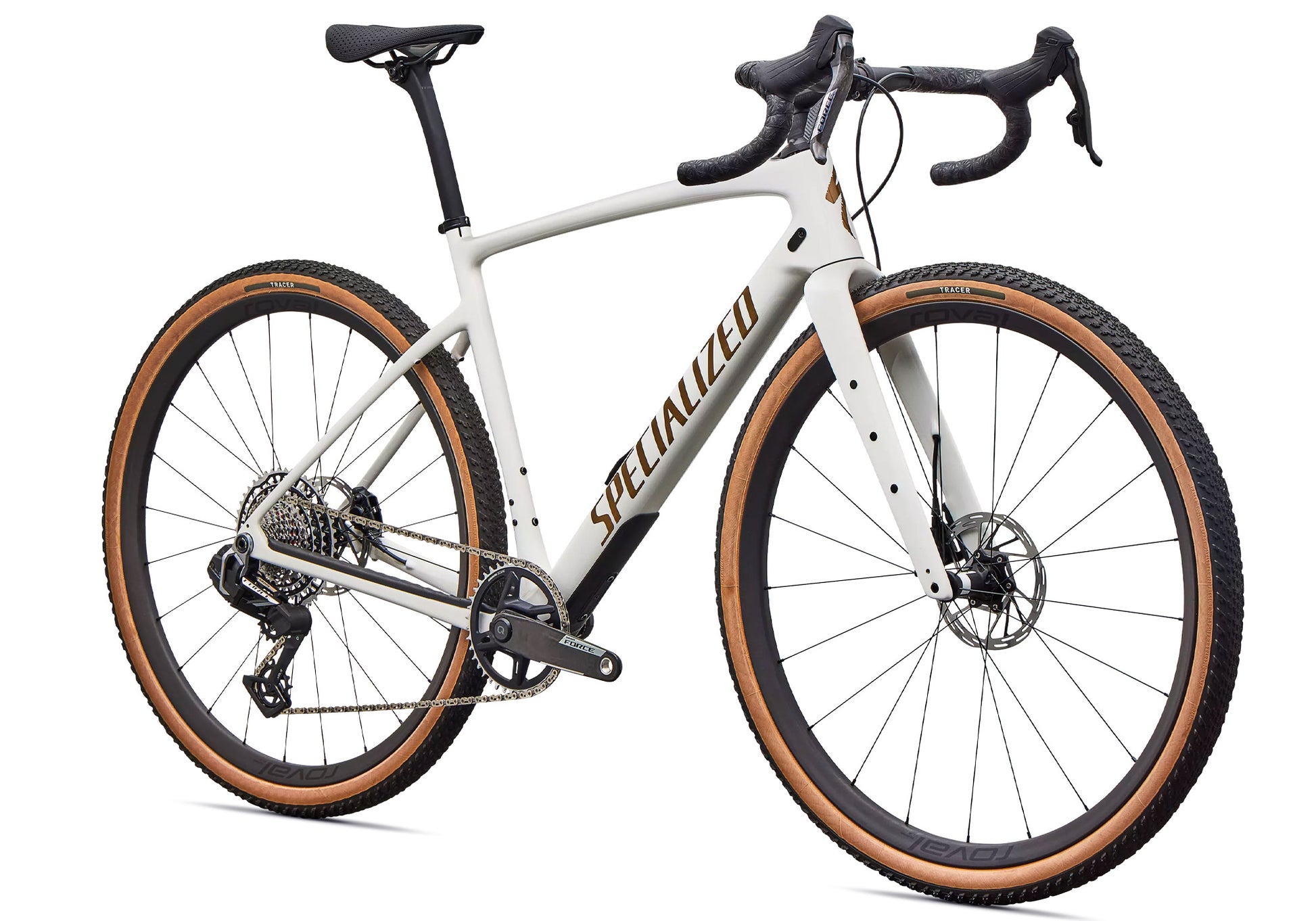 2027 Specialized Diverge 4 Pro SRAM Force XPLR Unisex Gravel/Adventure Bike - Dune White/Burnt Gold image 1