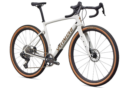 2027 Specialized Diverge 4 Pro SRAM Force XPLR Unisex Gravel/Adventure Bike - Dune White/Burnt Gold image 1