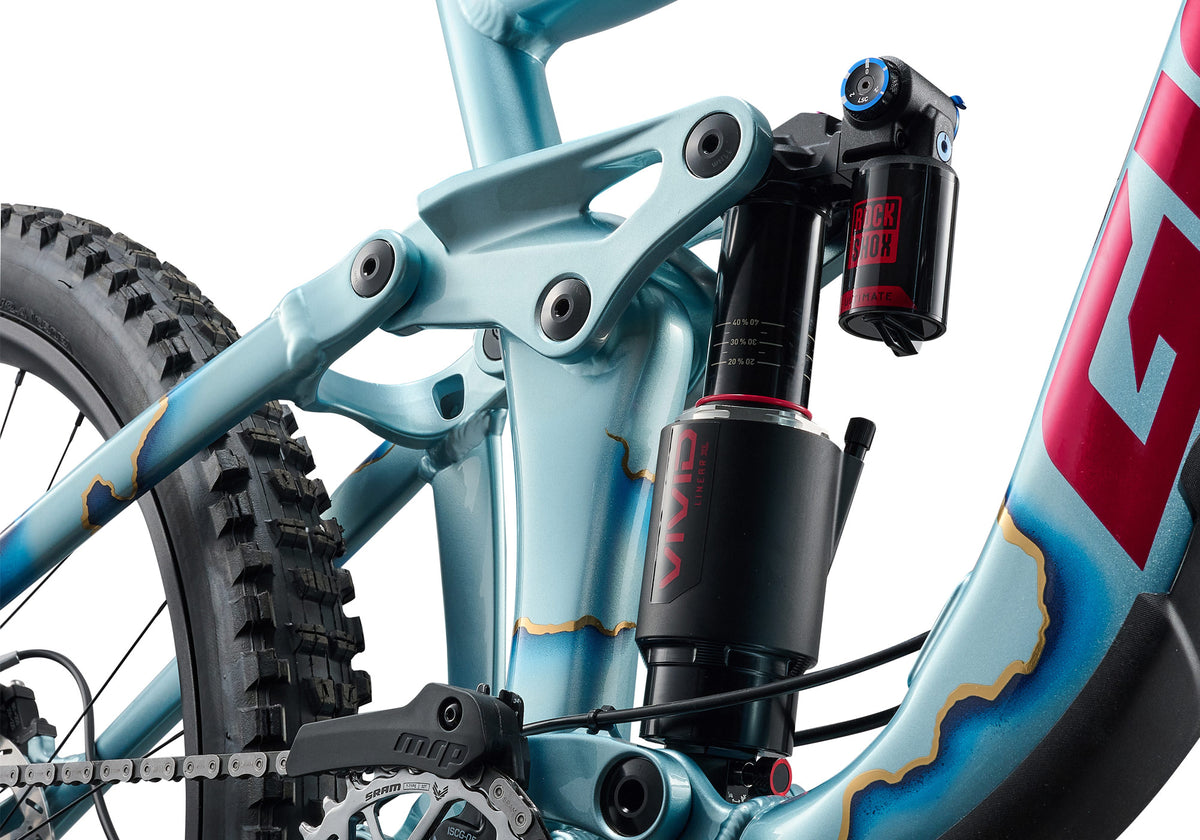 2027 Giant Reign SE Men's Mountain Bike - Gilded Terrain image 3