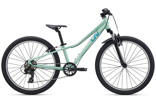 2027 Giant Liv Tempt 24 Girls Mountain Bike, Pale Emerald - Rider Height: 130-150cm