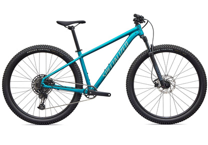 2027 Specialized Rockhopper Comp, Gloss Teal Tint Aluminium/Agave Grey image 2