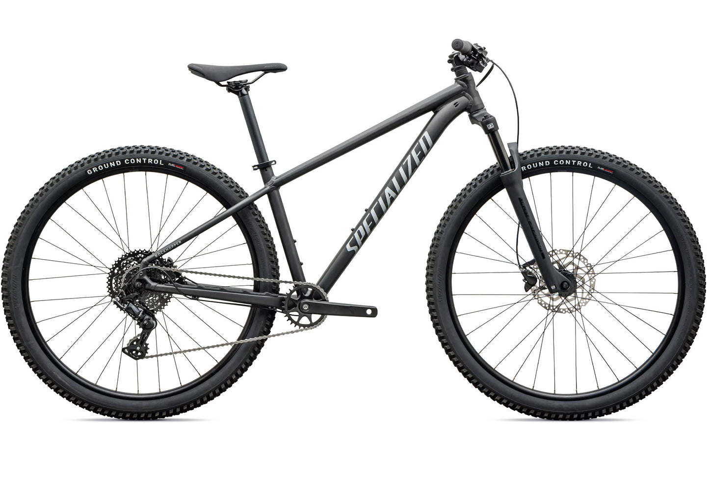 2027 Specialized Rockhopper Sport, Satin Metallic Obsidian image 2