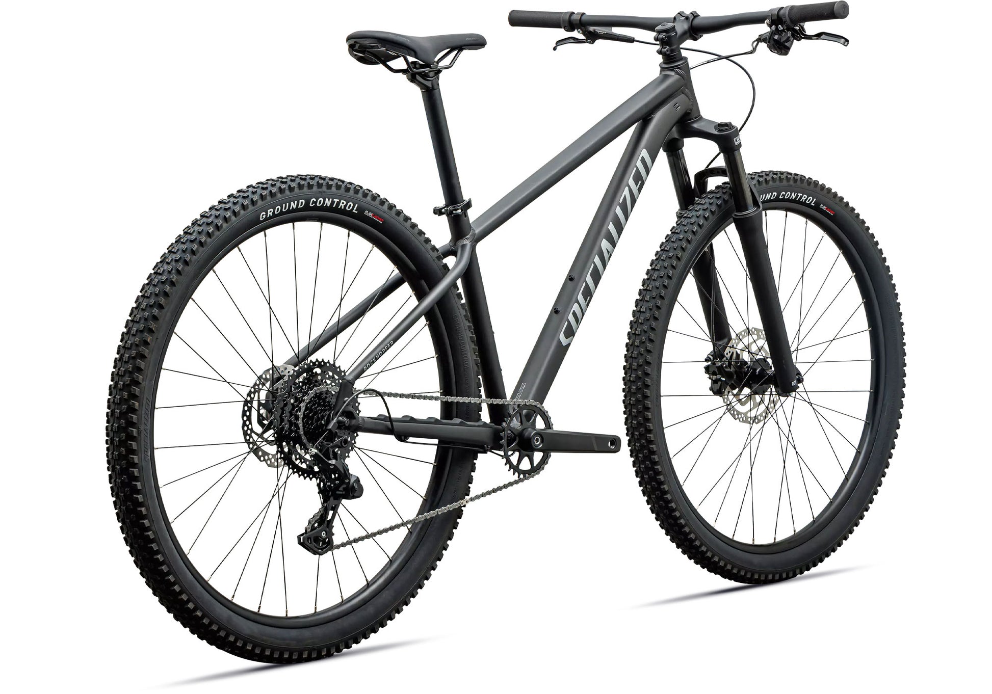 2027 Specialized Rockhopper Sport, Satin Metallic Obsidian image 3