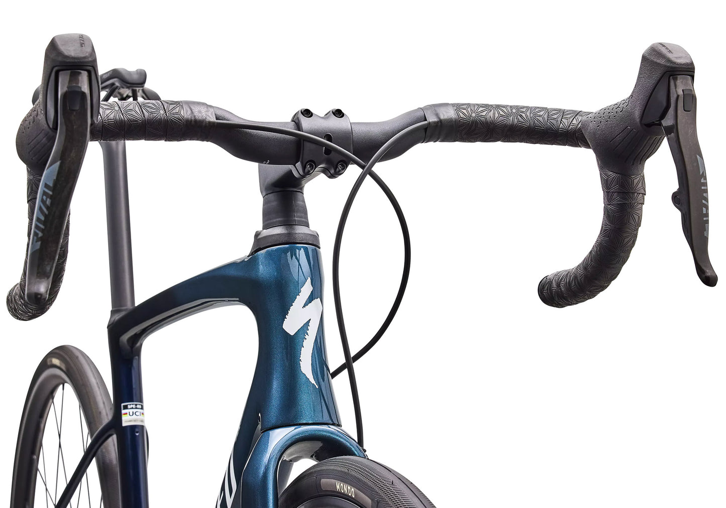 2027 Specialized Roubaix SL8 Comp SRAM Rival AXS Unisex Road Bike - Gloss Cast Blue/Dove Grey image 4